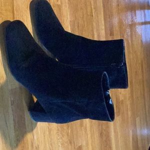 Very gently worn PRADA black suede boots